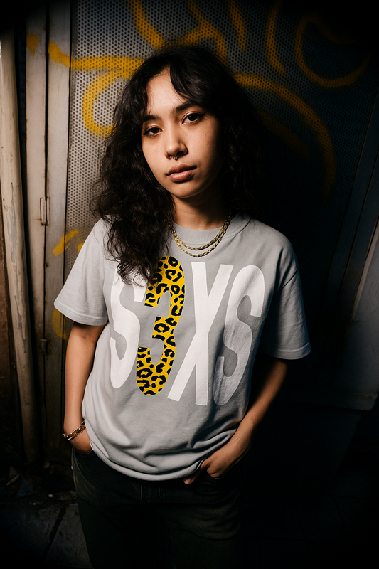 S3XS Leopard Tee - Gray