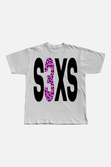 --SIGNATURE-- S3XS Leopard Tee - White